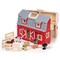 Melissa & Doug Fold and Go Wooden Barn With 7 Animal Play Figures